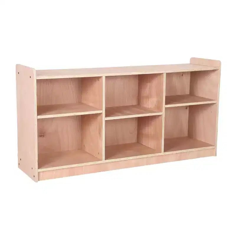 Étagère de rangement en bois, organiseur de livres, bibliothèque pour enfants avec finition naturelle