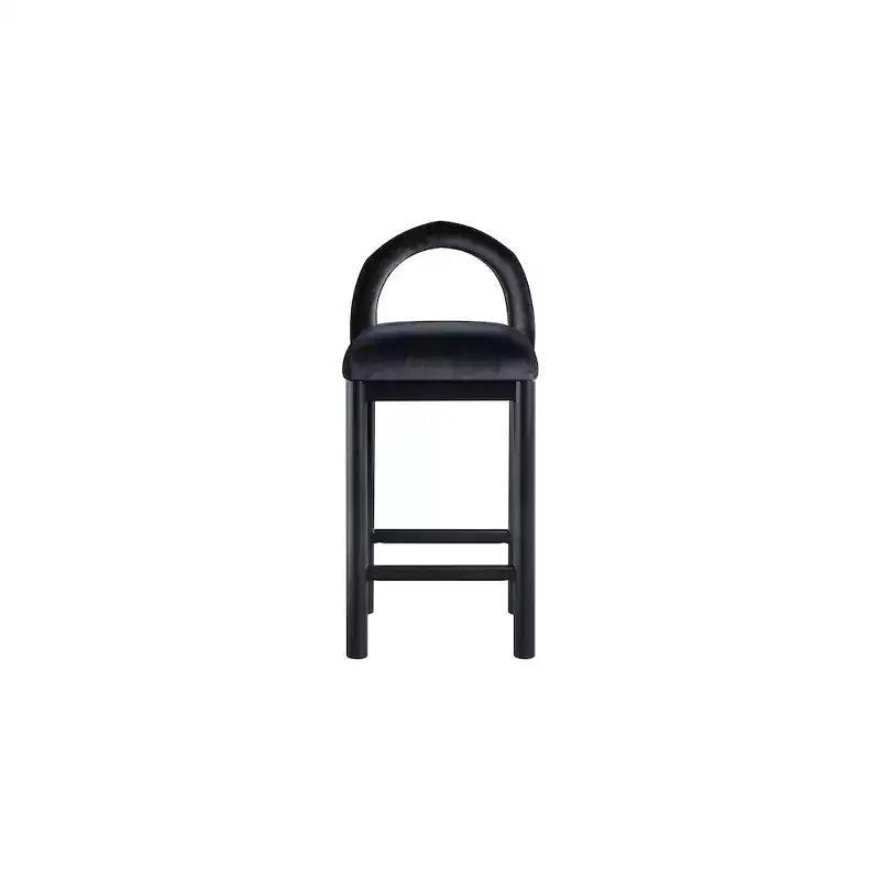 Tabouret de bar en velours