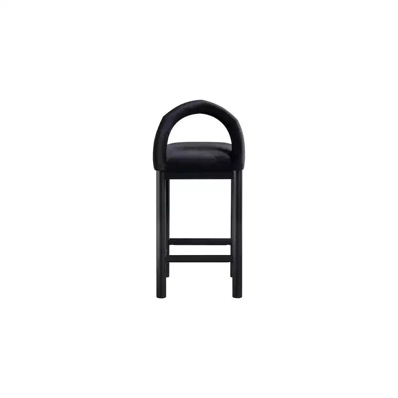 Tabouret de bar en velours