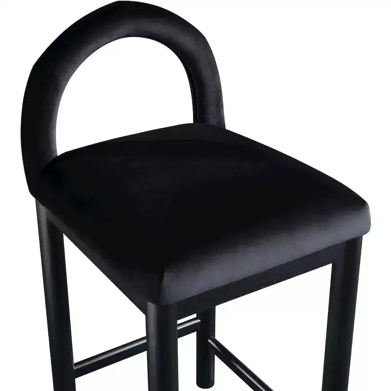 Tabouret de bar en velours