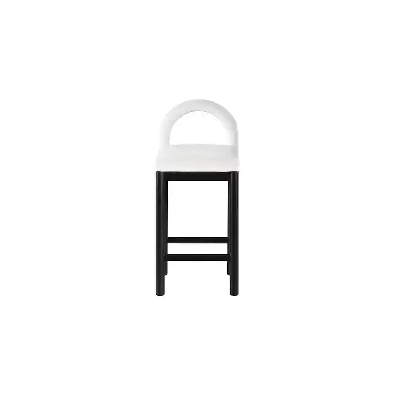 Tabouret de bar en velours