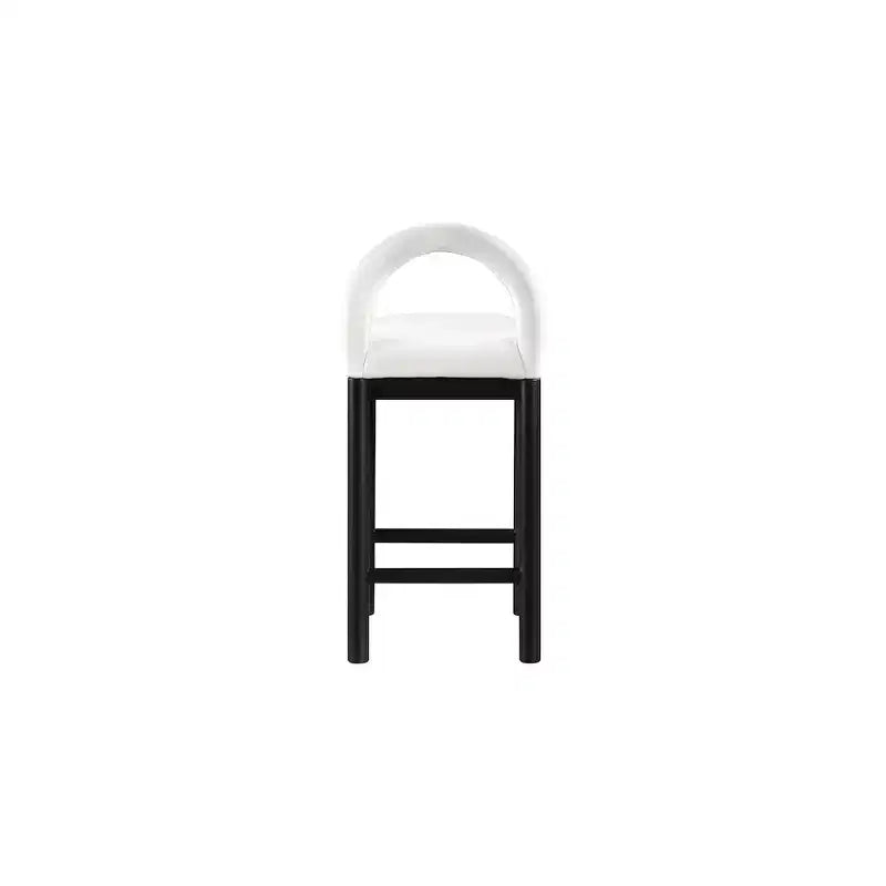 Tabouret de bar en velours