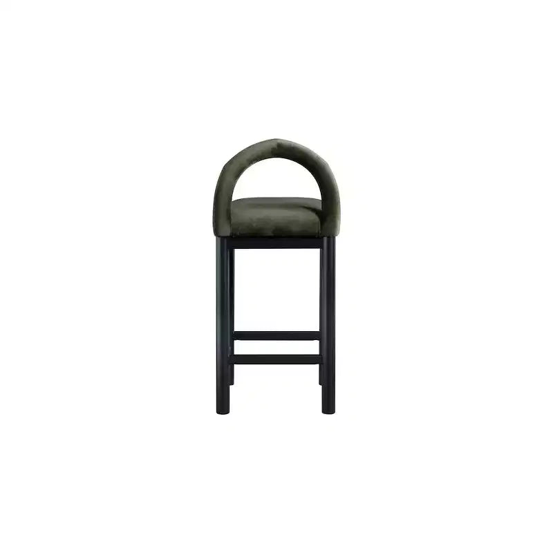 Tabouret de bar en velours