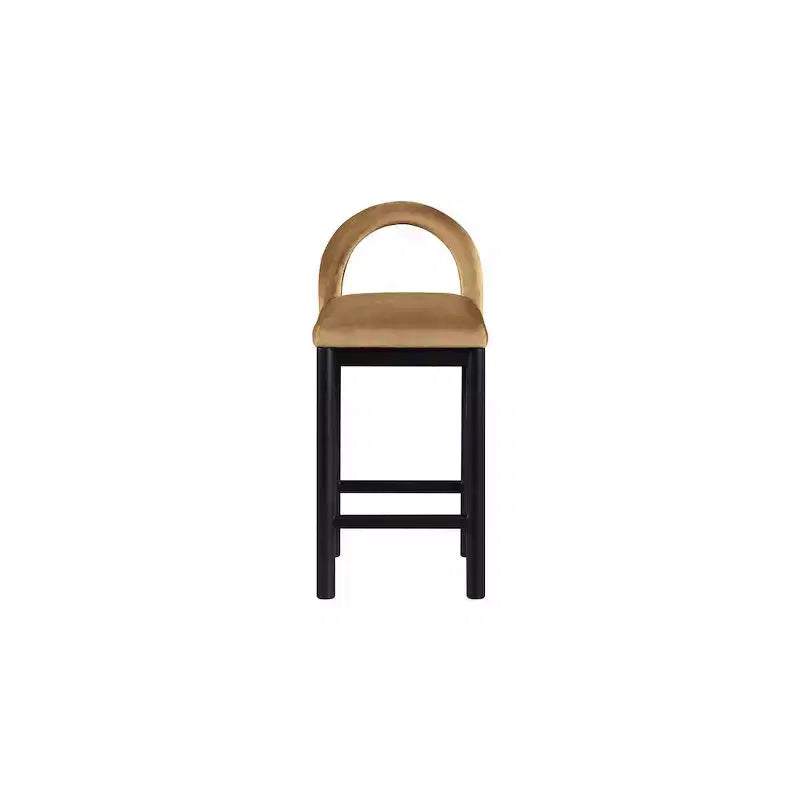 Tabouret de bar en velours
