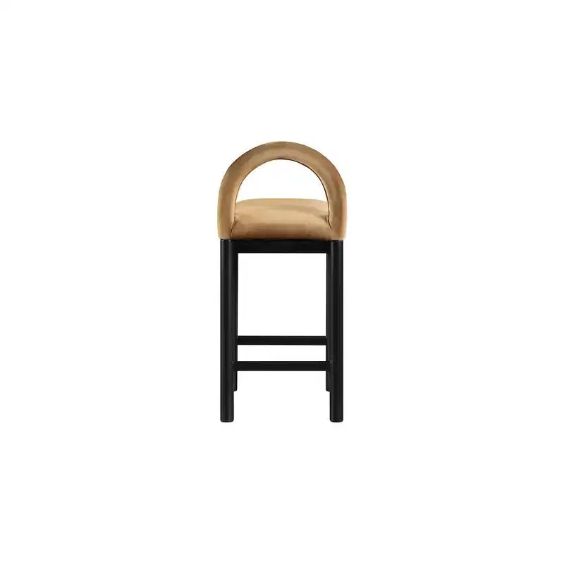 Tabouret de bar en velours