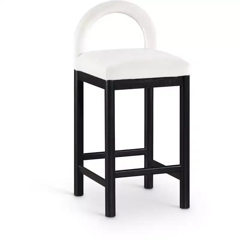 Tabouret de bar en velours