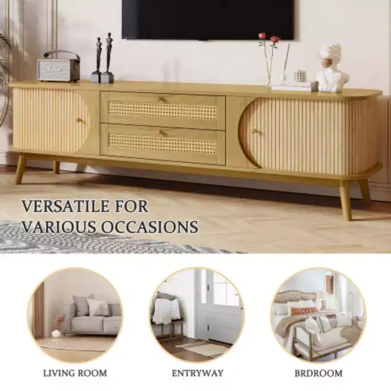 Meuble TV, Meuble TV en bois moderne Table console robuste