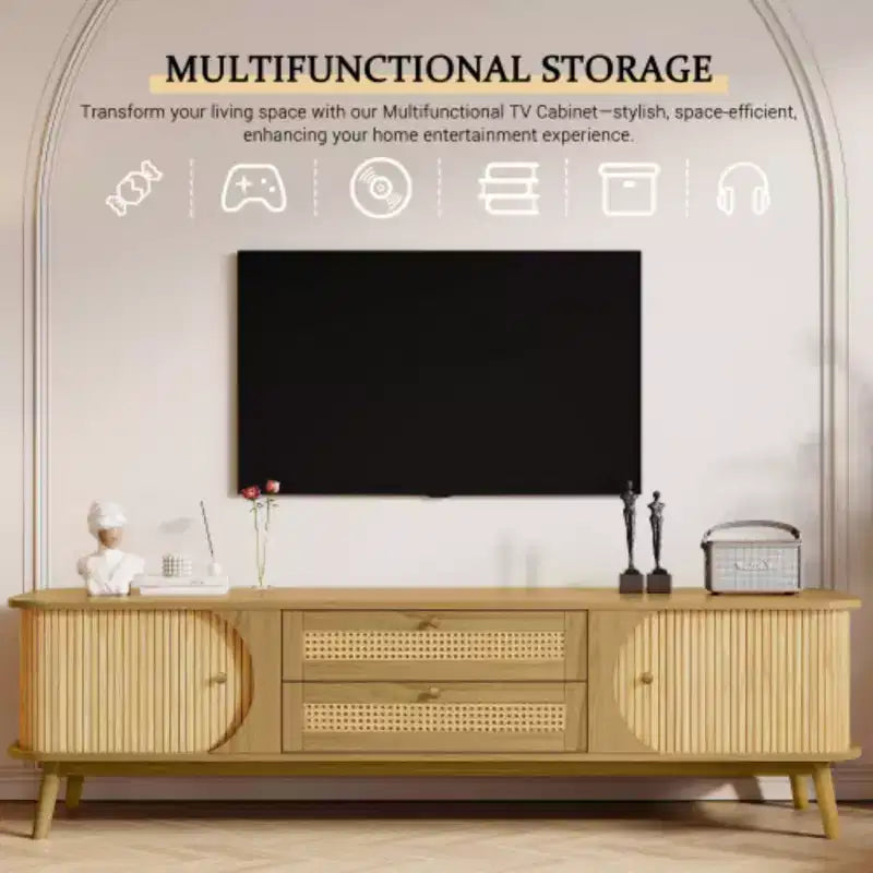 Meuble TV, Meuble TV en bois moderne Table console robuste