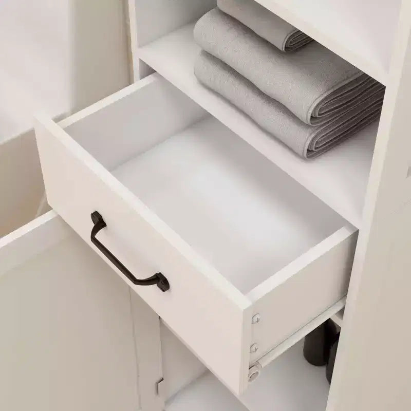 Meuble de rangement haut et étroit à double porte, Unité de rangement sur pied
