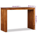 Console en bois massif finition miel