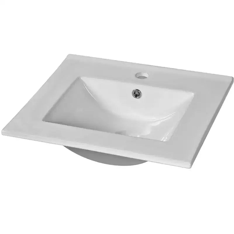 Meuble-lavabo compact avec tiroirs, Meuble bas de salle de bain