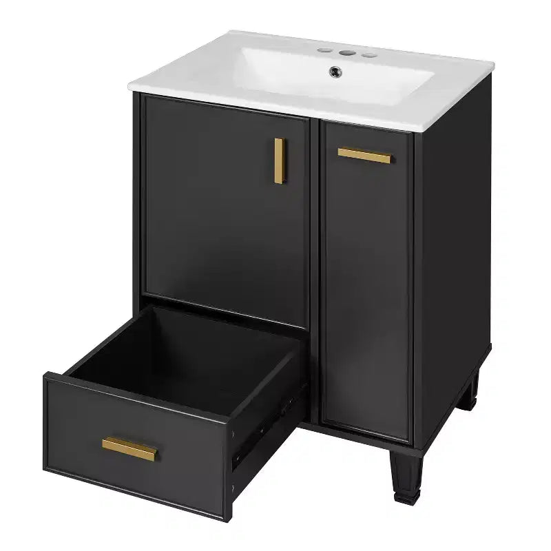 Meuble-lavabo pour petite salle de bain, Meuble-lavabo simple