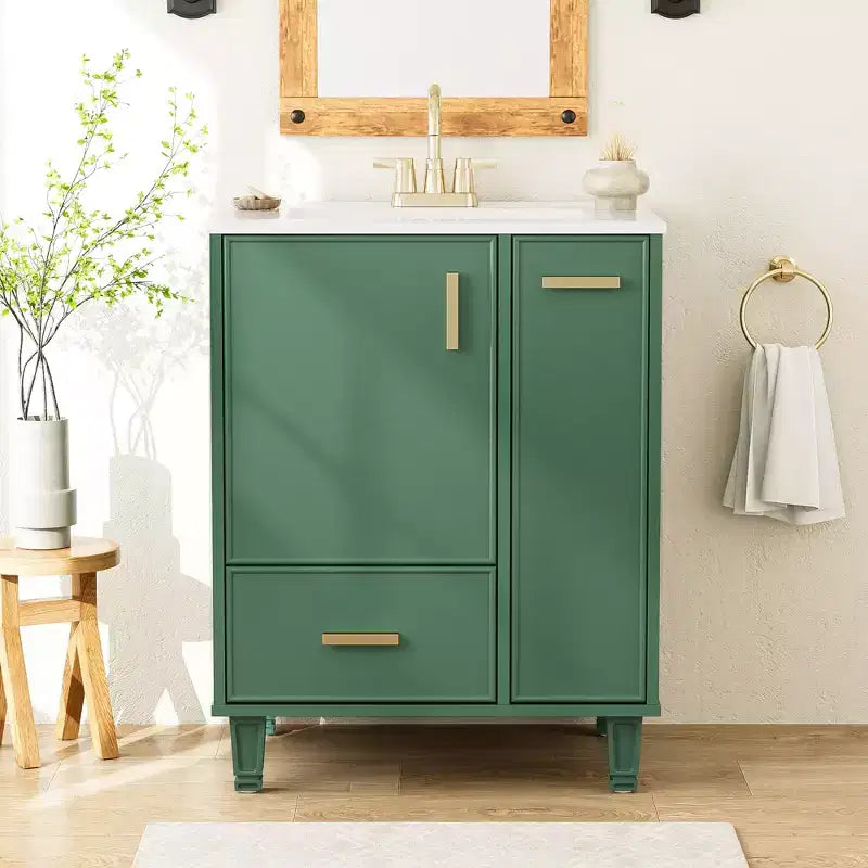 Meuble-lavabo pour petite salle de bain, Meuble-lavabo simple