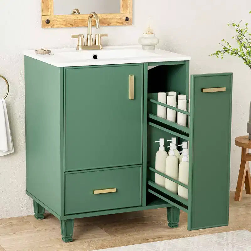 Meuble-lavabo pour petite salle de bain, Meuble-lavabo simple