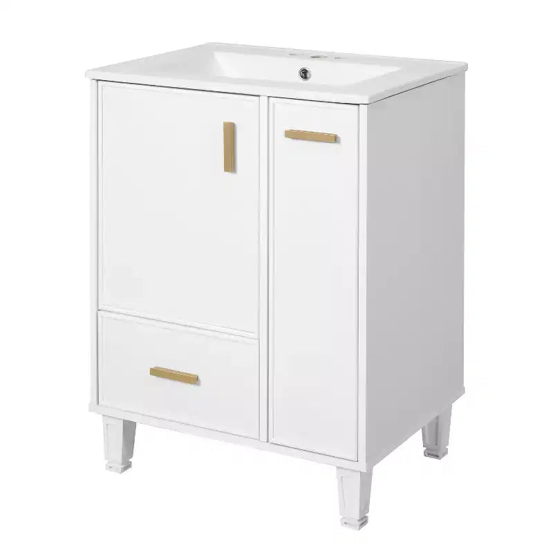 Meuble-lavabo pour petite salle de bain, Meuble-lavabo simple