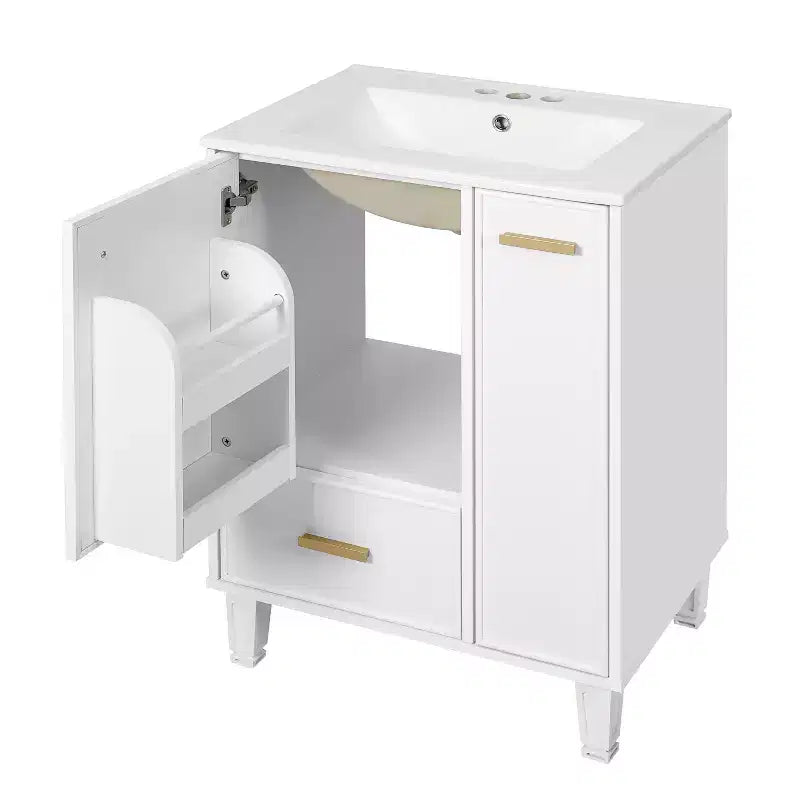 Meuble-lavabo pour petite salle de bain, Meuble-lavabo simple