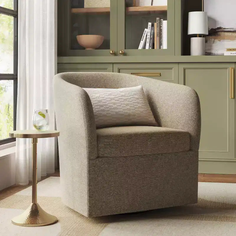 Fauteuil pivotant de style moderne