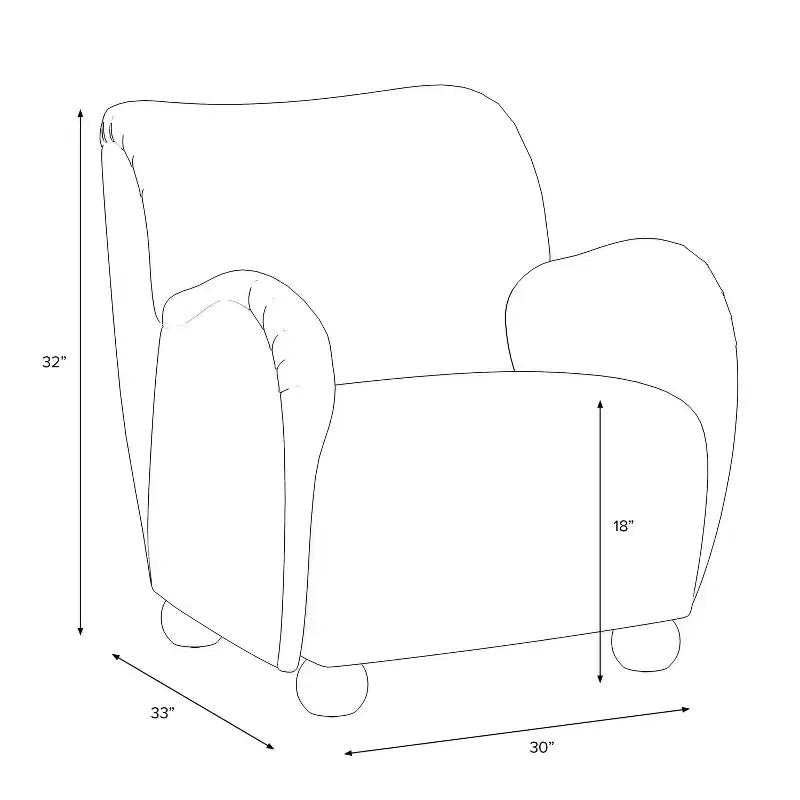 Fauteuil en Velours